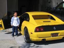 Newphew admiring my friends F355