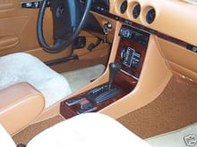 Mercedes 450slc interior