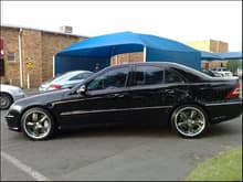 2005 C55 AMG with 20&quot; Work Bersaglio Wheels