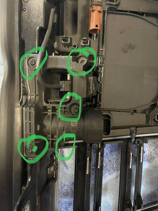 Torx screws on camera