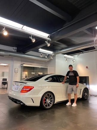 Delivery day!! Picking up my 2012 C63 AMG Black Series in Bellevue, WA. (7-15-22)