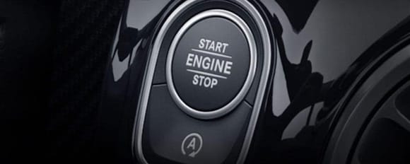 New style with ECO start/stop button combined. 