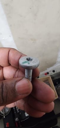 For this bolt that goe in the pulley behind the large driver side air intake.