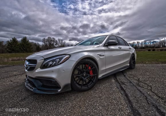 C63 Sedan on 19” vorstiener VFF103 