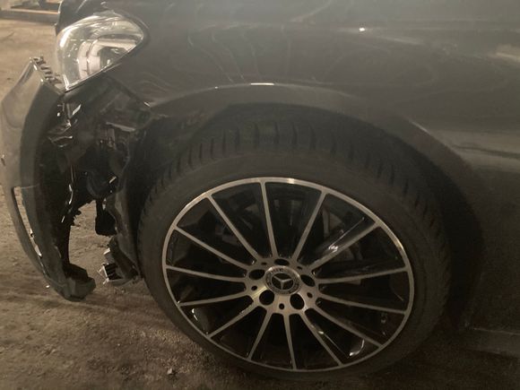 My previous C Class wheel…