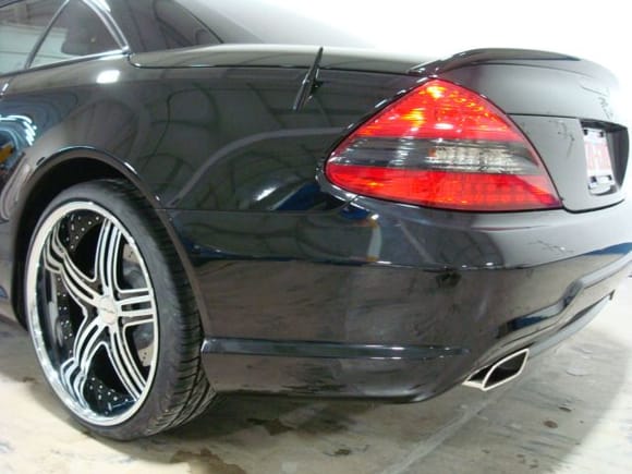 BRABUS Decklid Spoiler and 20&quot; WALD M13F wheels