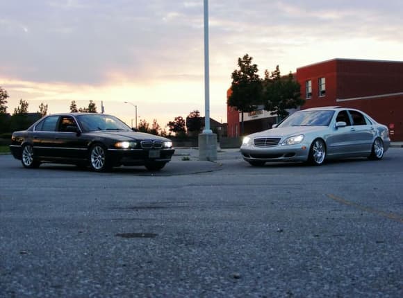 740i and my S500