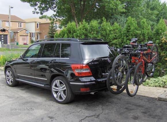 5. Added a 4 bike Thule rack to Towe package.