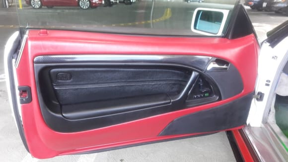 Changed interior color from gray to red