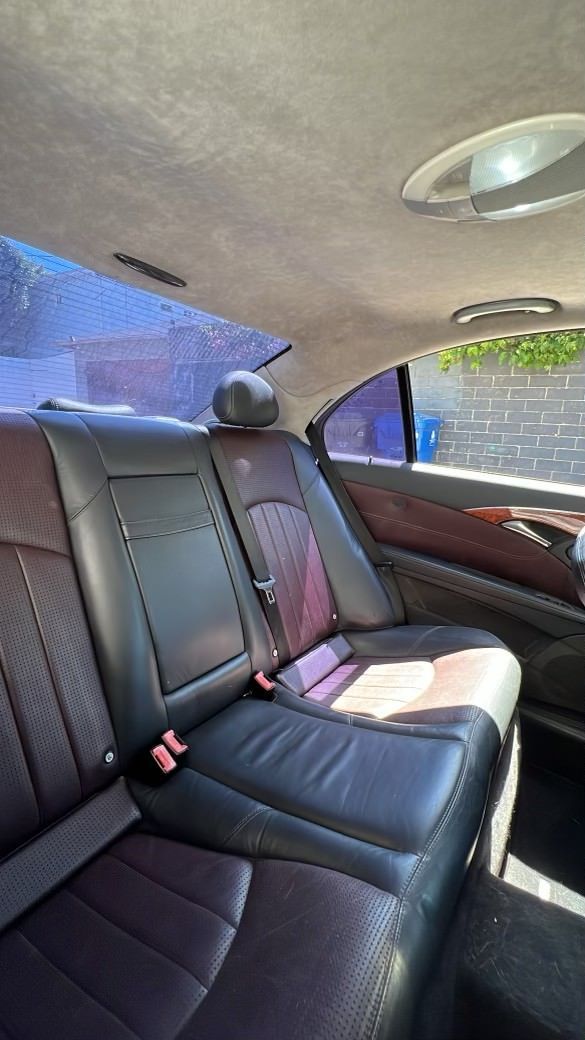 Finished back seats