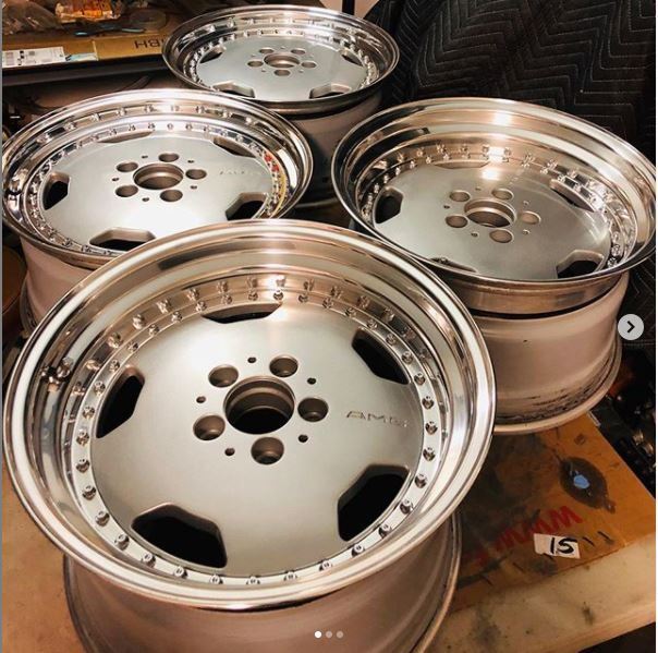 Wheels and Tires/Axles - amg oz 3 piece wheels - Used - Orange, CA 92867, United States