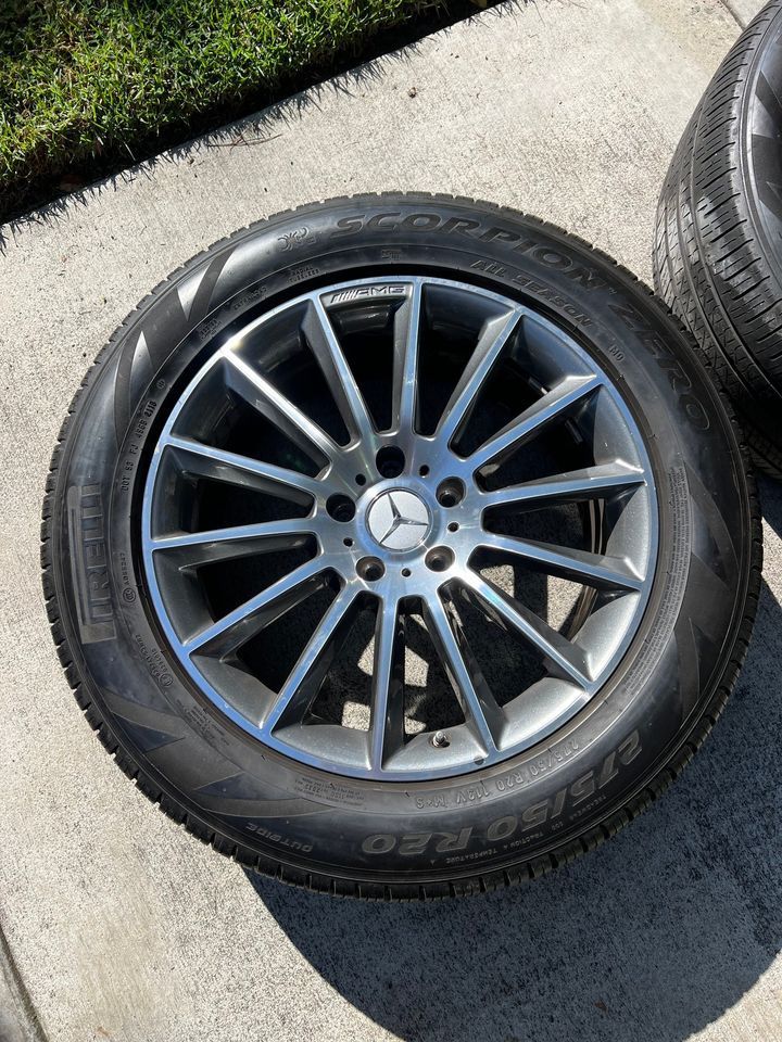 Wheels and Tires/Axles - 2019 Mercedes G550 20" OEM AMG Rims & Tires - Used - 1946 to 2025 Mercedes-Benz G-Class - Beverly Hills, CA 90210, United States