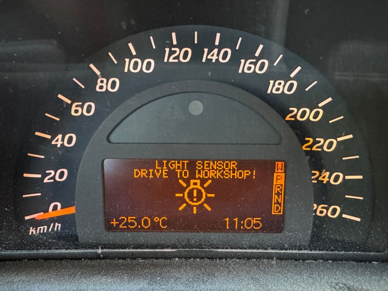 Light sensor - drive to workshop!