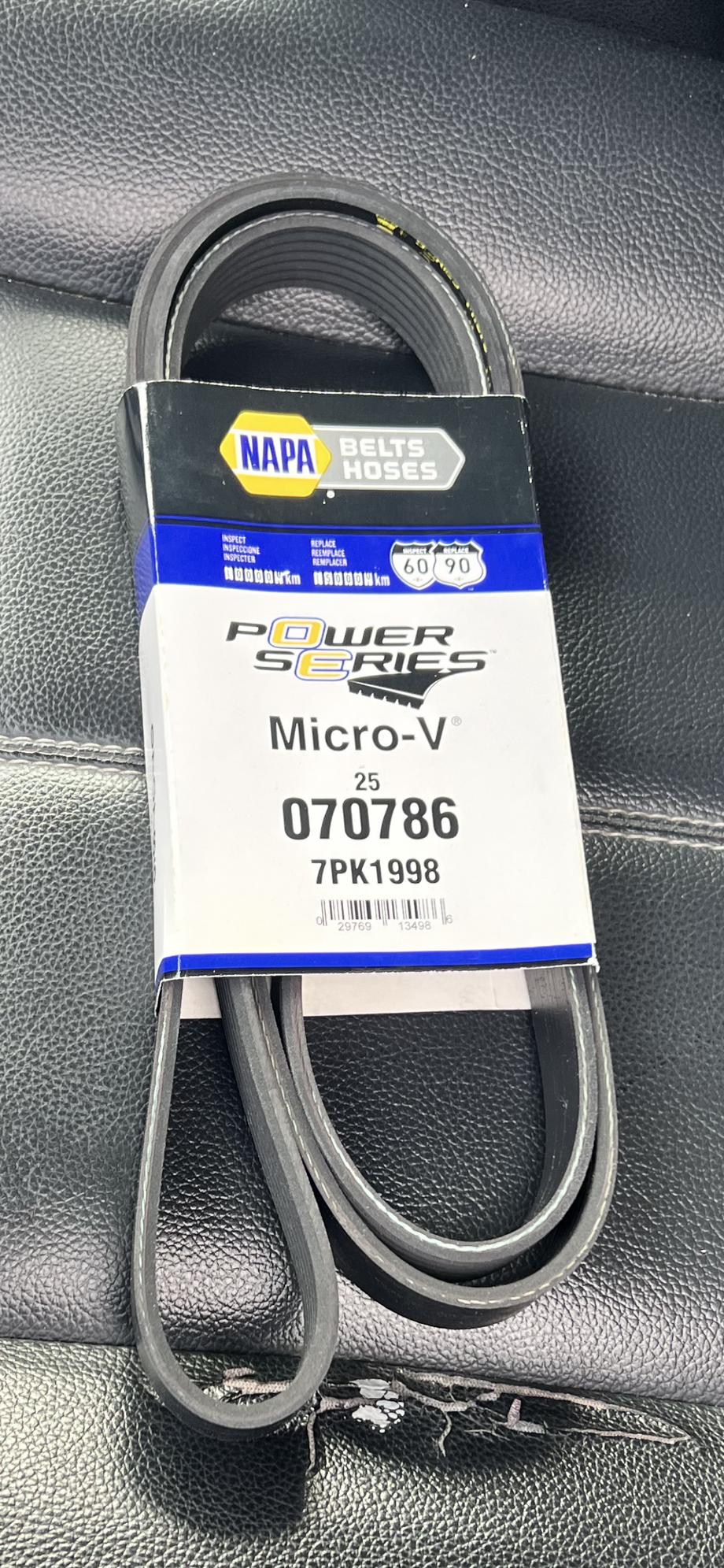 Napa belt part # 7PK1998
