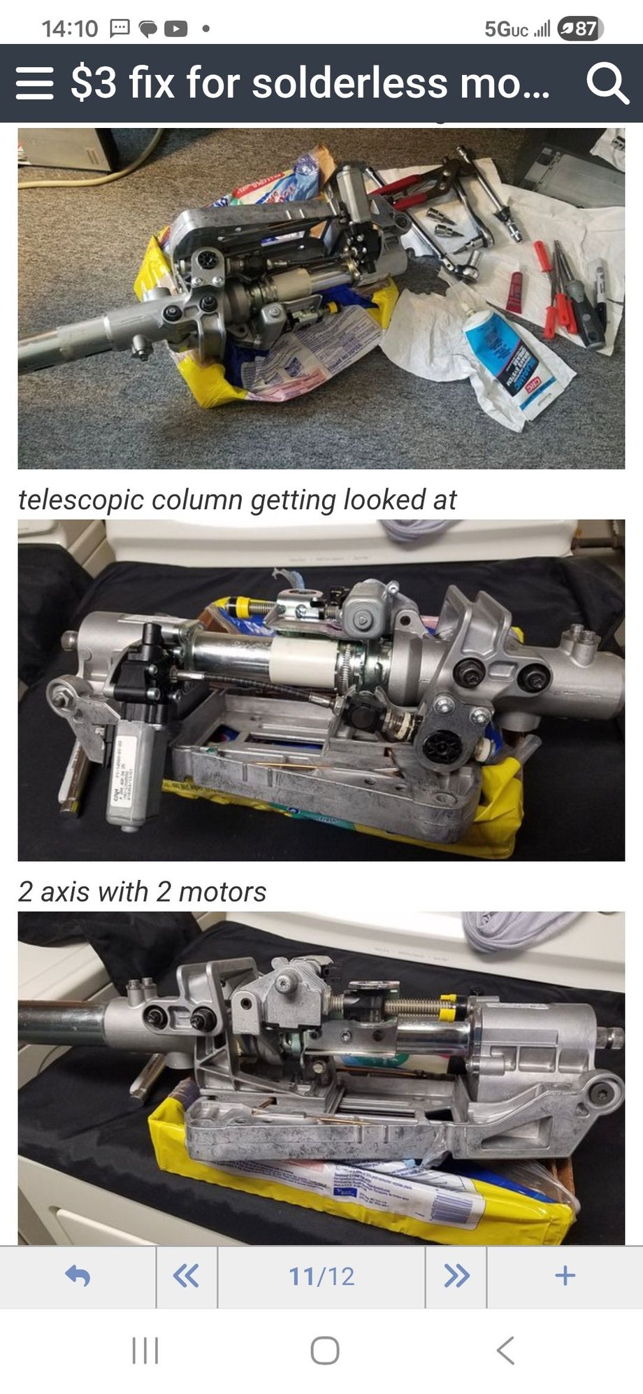 telescopic column