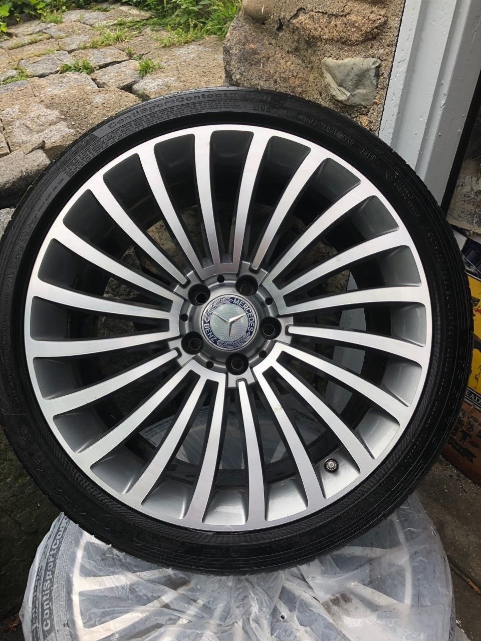 Wheels and Tires/Axles - Staggered set of 19" multispoke wheels with tires from 2015 SL400 - Used - 2013 to 2019 Mercedes-Benz SL400 - Milton, MA 02186, United States