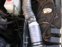 Warm air intake (not completely sectioned off from engine) - Redneck intake update