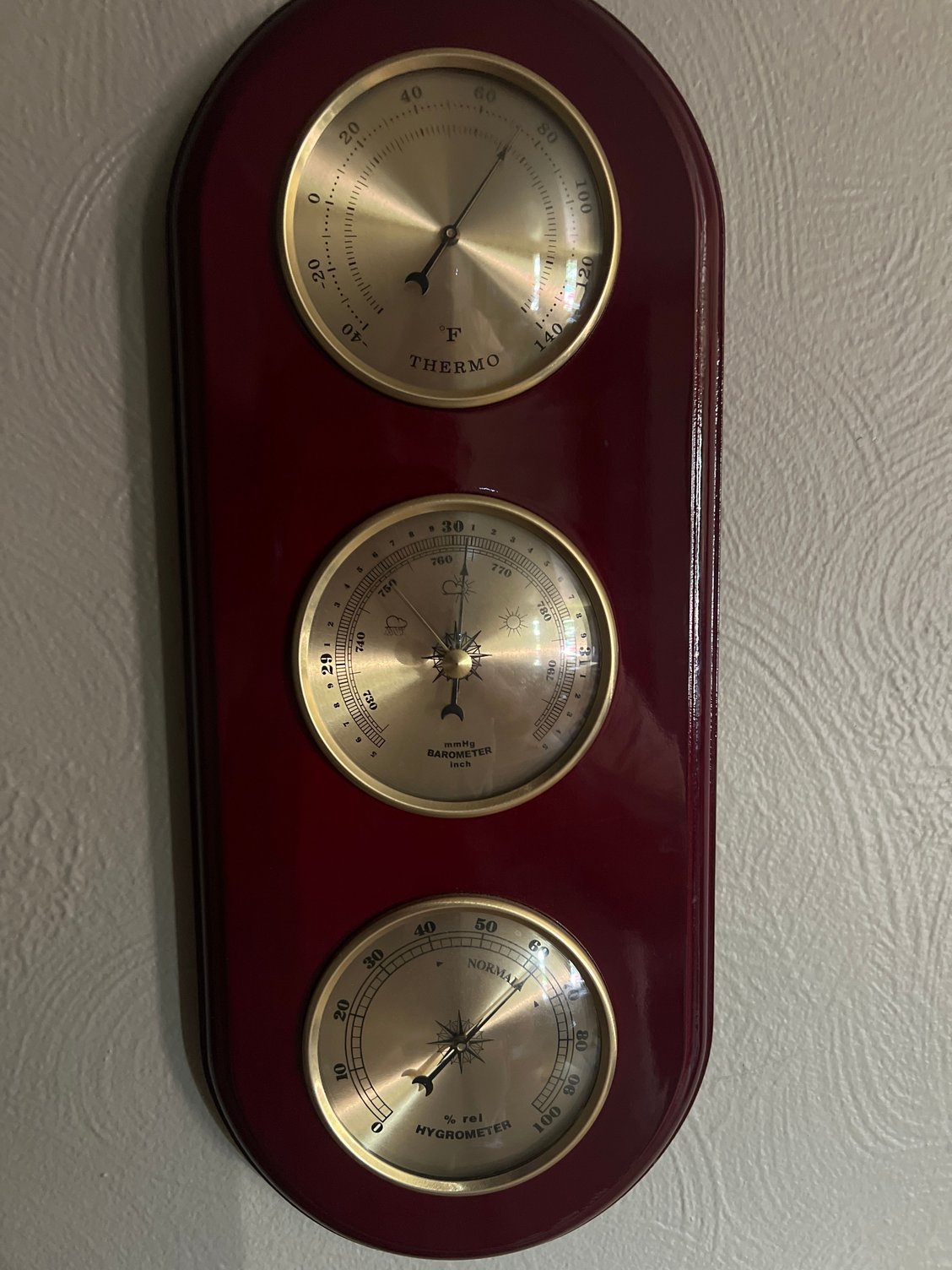 Current home conditions. COLD START 