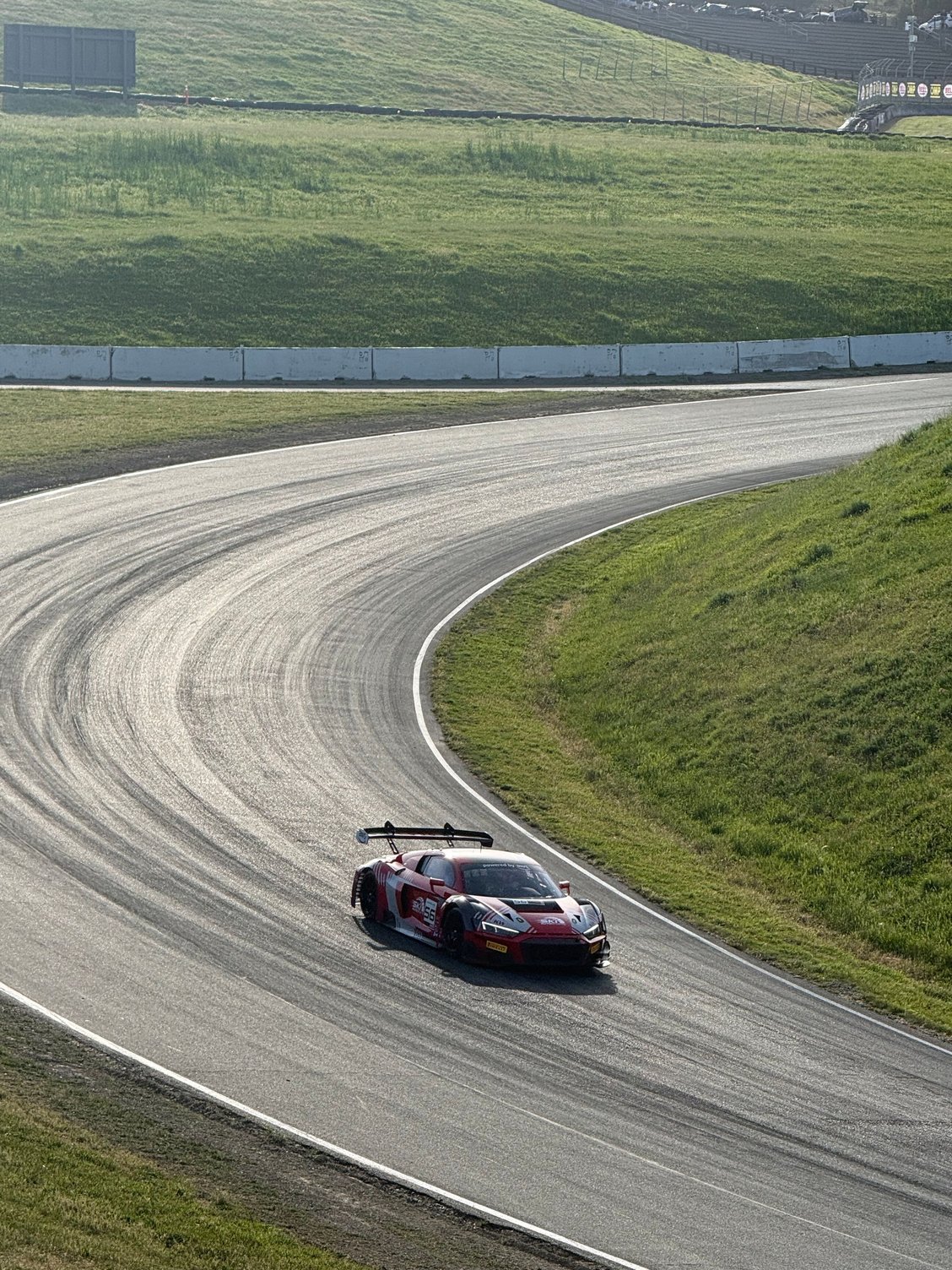 I heard that this is the last year that Audi/Lamborghini will be using V10s in their GT3 cars. 