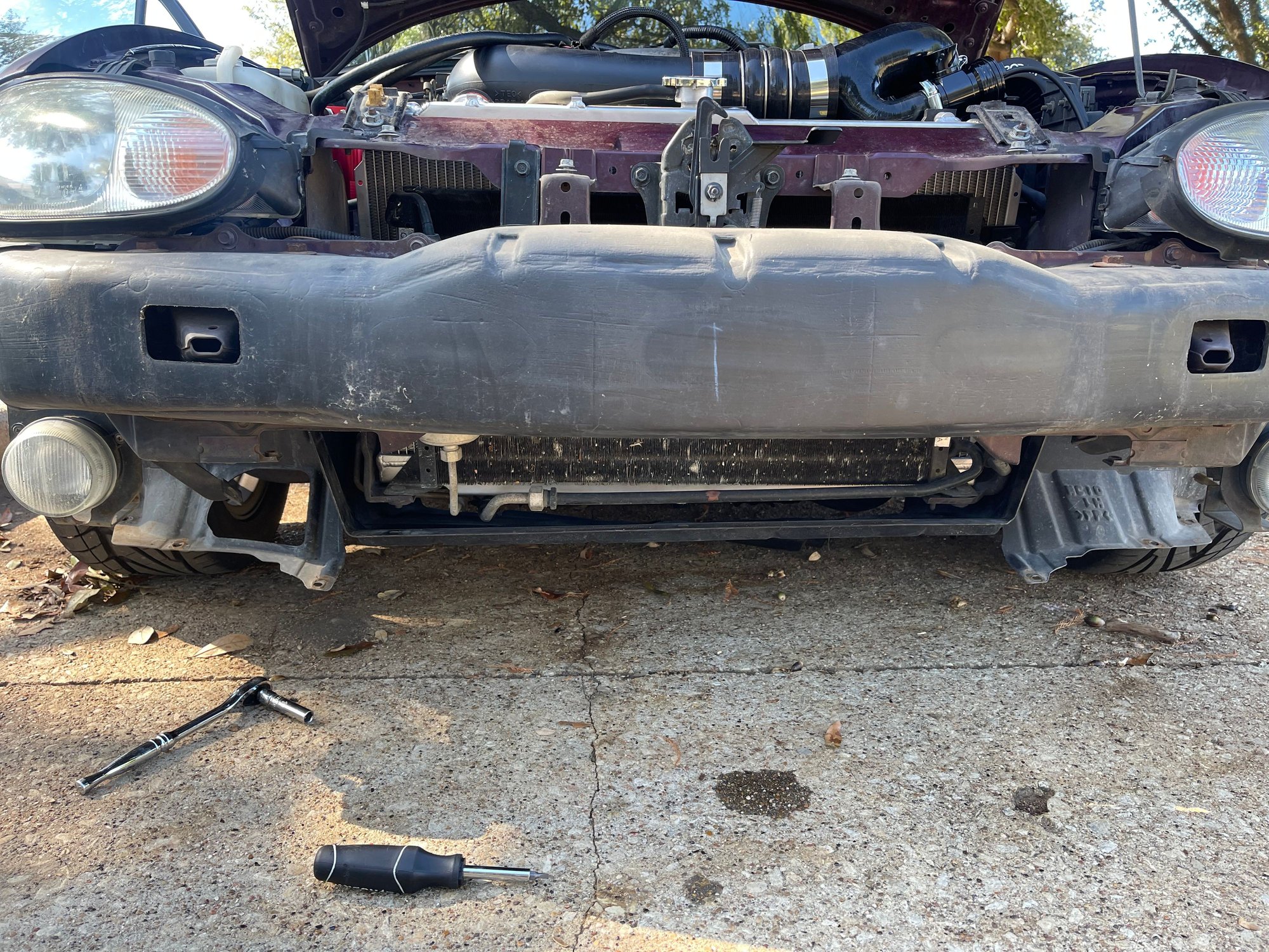 Starting disassembly for my intercooler