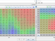 current VE and AFR tables