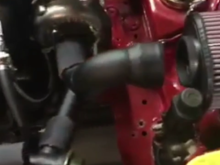 BOV pipe comes out at an odd angle