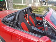 Canadian-spec two-tone cloth interior.  Very grippy.