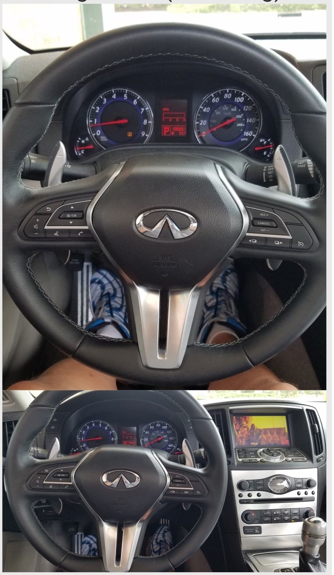 2017 Q60 steering wheel and shift knob on 2008 G37 coupe? MyG37