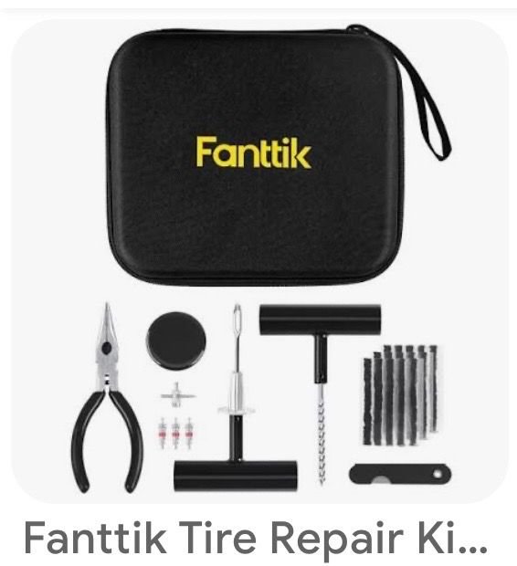 Tire repair kit (even though I do have a spare tire)