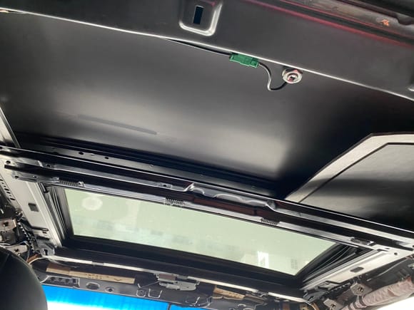 Need to treat this area before headliner goes in. 