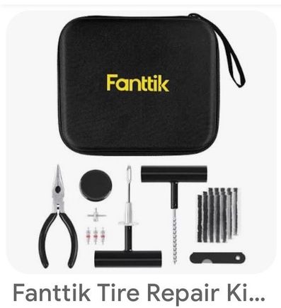 Tire repair kit (even though I do have a spare tire)