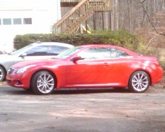 old 03 G35 sedan and the new 09 G37S convertible