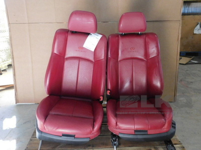 Oem Red Leather Seats Myg37 - Infiniti G37 Oem Seat Covers