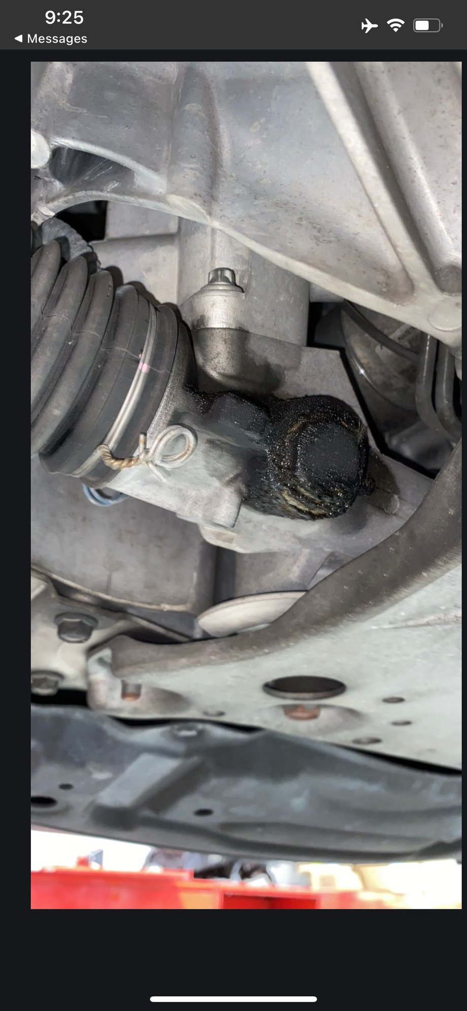 Steering rack leak MyG37