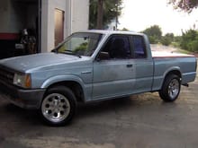 THE BEGINING OF THE MISSION 1989 MAZDA B2200LX EXT CAB