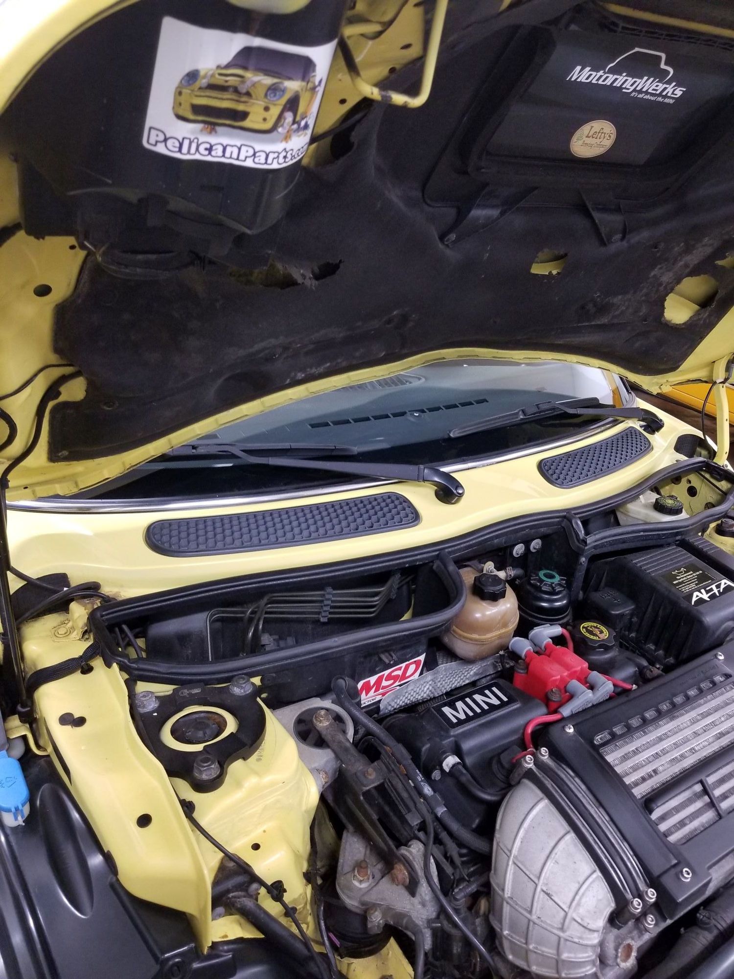 2003 Mini R53: "Mk I" Mini Cooper S - 2003 R53 MINI 6 Speed For Sale - Used - VIN WMWRE33403TD71591 - 114,000 Miles - 4 cyl - 2WD - Manual - Coupe - Yellow - Whitinsville, MA 01588, United States