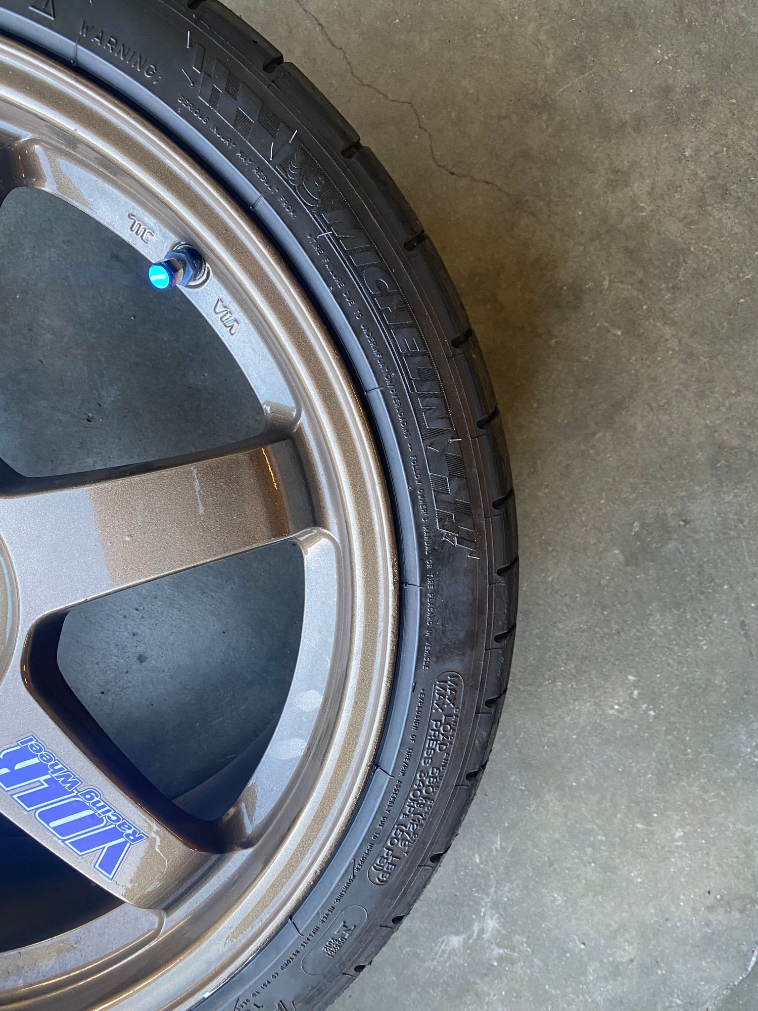 Wheels and Tires/Axles - Volk te37 18x7.5 4x100 215/40/18 michellen - Used - 0  All Models - South San Francisco, CA 94080, United States