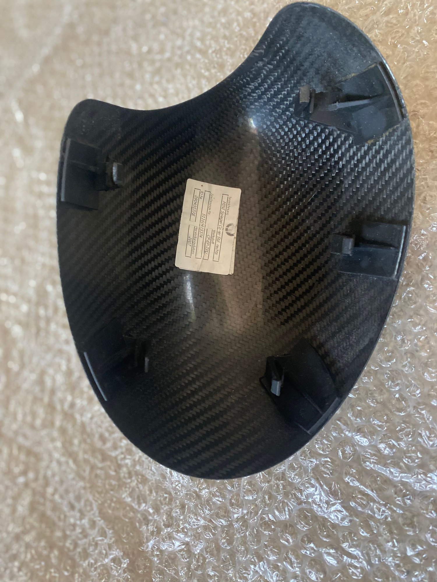 Exterior Body Parts - JCW R56 oem carbon fiber mirror covers - Used - 2007 to 2013 Mini R56: "Mk II" Mini Hatch/Hardtop range - Huntington Beach, CA 92647, United States
