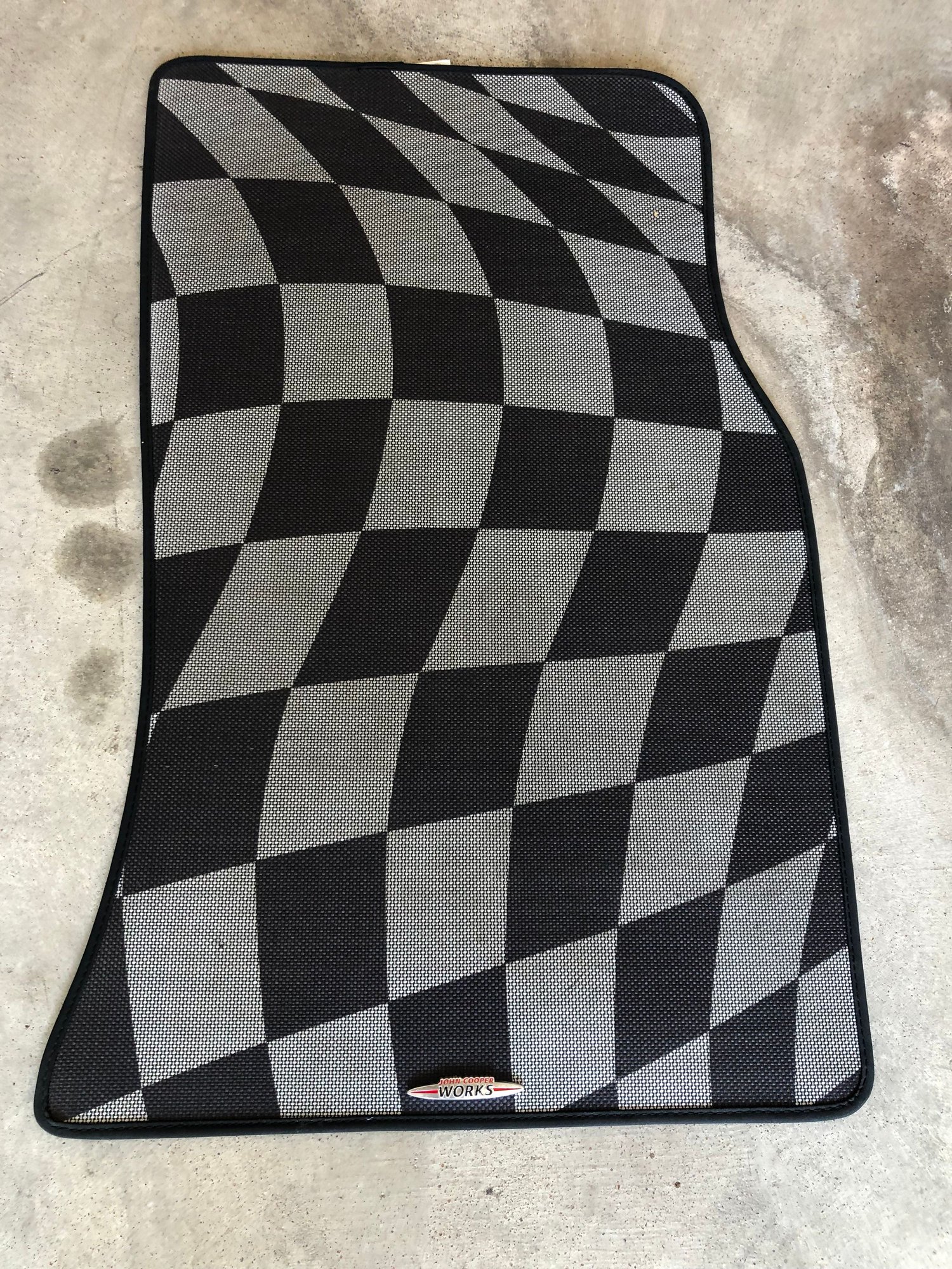 Interior/Upholstery - Mini Cooper JCW Checkered Floor Mats 07-14 R56 R55 - Used - 2007 to 2014 Mini Cooper - Austin, TX 78738, United States