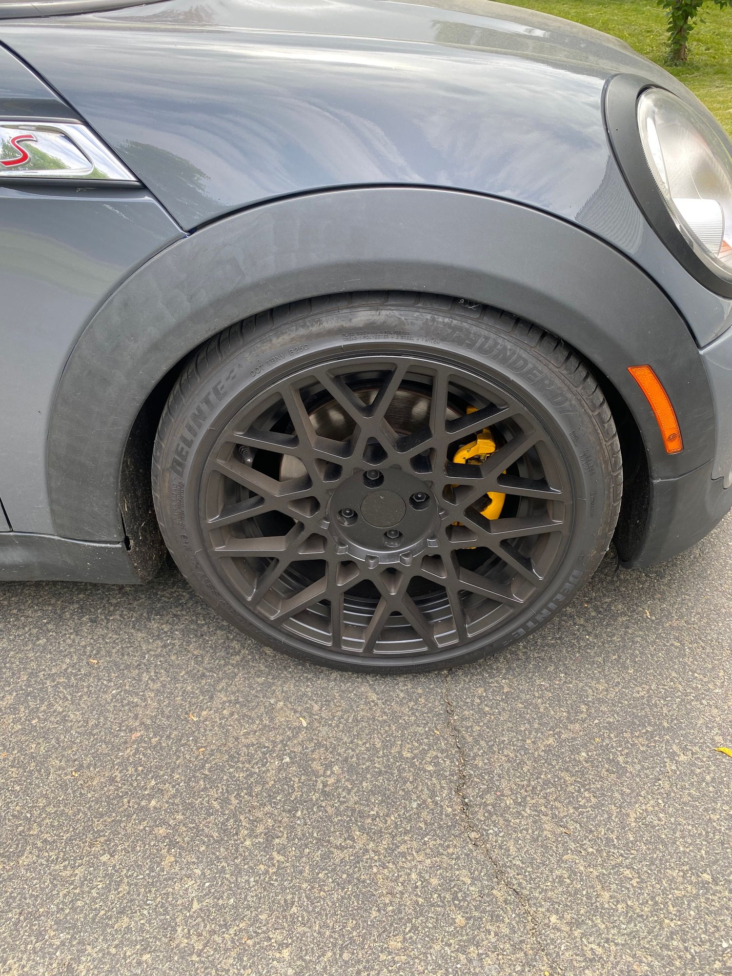 Wheels and Tires/Axles - Avid1 av36 Matte black 17x8 ET 35 4x100 bolt pattern - Used - 2003 to 2013 Mini R56: "Mk II" Mini Hatch/Hardtop range - Bethel, CT 06801, United States