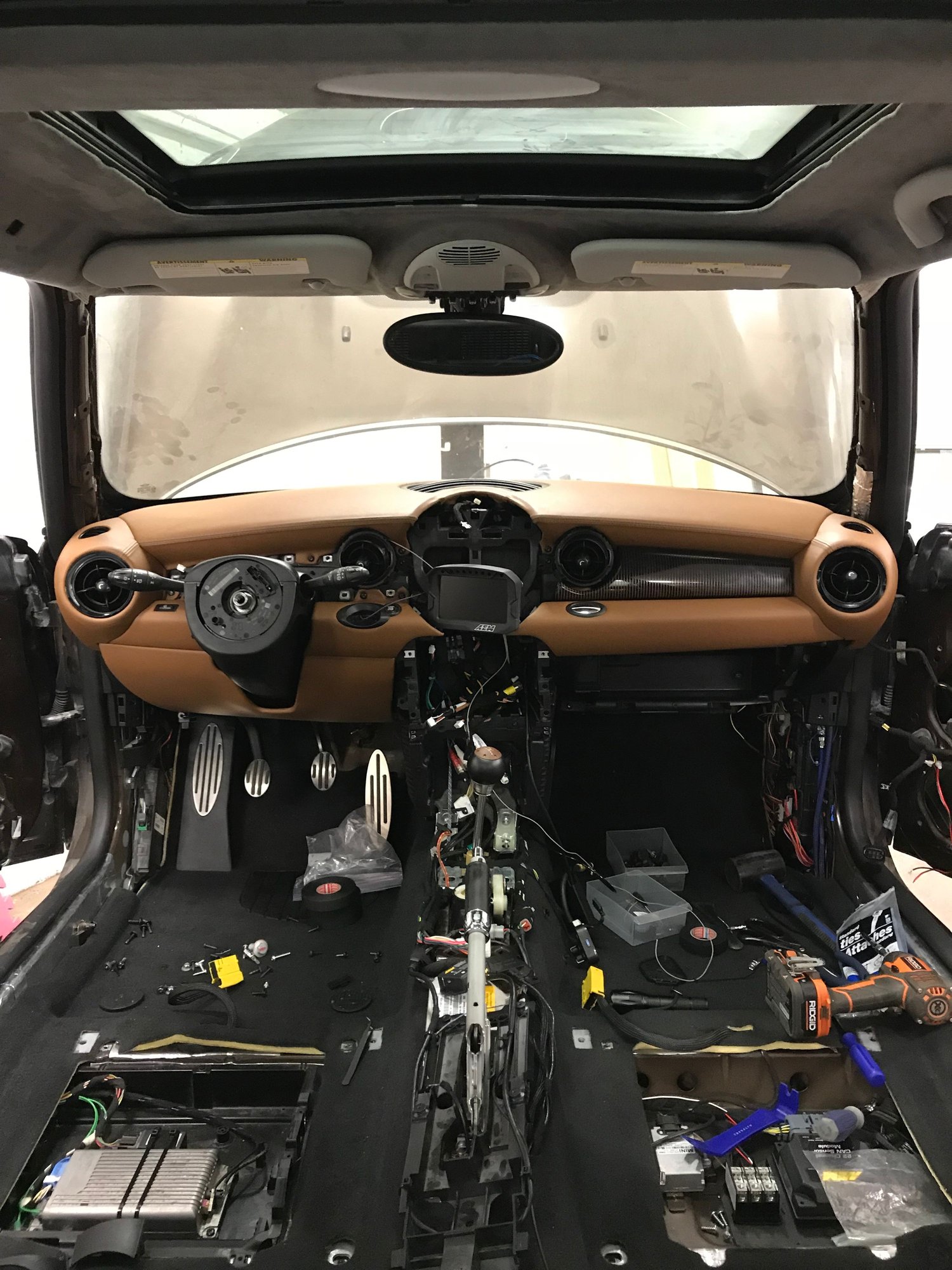 2010 Mini R56: "Mk II" Mini Hatch/Hardtop range - Mini Cooper S - Heavily Modified Project - Used - VIN WMWMF7C58ATX41140 - 80,000 Miles - 4 cyl - 2WD - Manual - Hatchback - Brown - Waterloo, ON N2L2J5, Canada