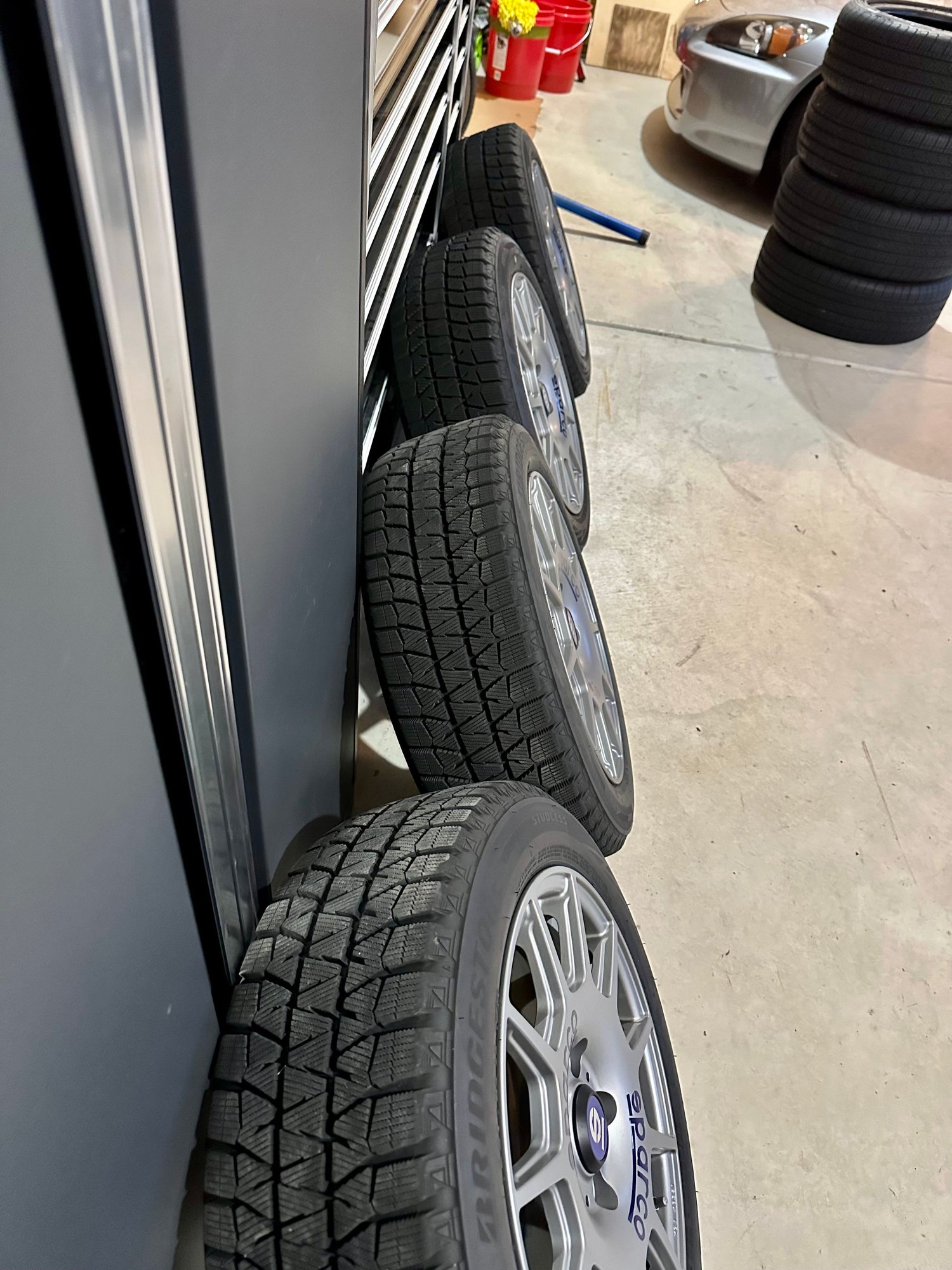 Wheels and Tires/Axles - Winter Wheel/Tire Package 16" 5x112 Mini Cooper Sparco Terra w/ Blizzak WS-80 - Used - 2014 to 2024 Mini F56: Mini Hatch/Hardtop - Pewaukee, WI 53072, United States