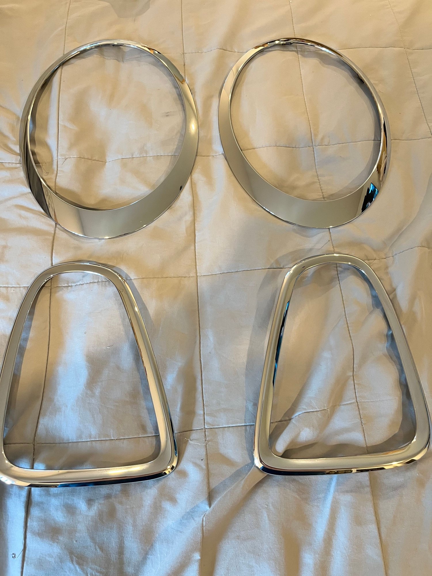 Accessories - Chrome light trim rings - New - 2006 to 2010 Mini R56: "Mk II" Mini Hatch/Hardtop range - White Plains, NY 10530, United States