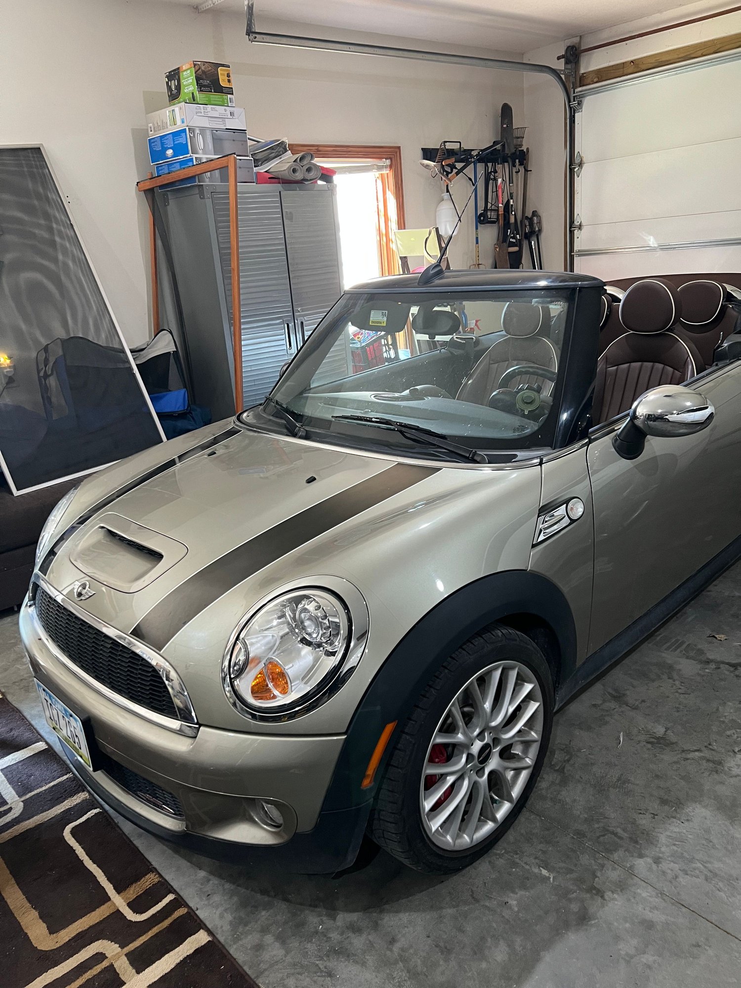 2009 Mini R57: "Mk II" Mini Convertible - 2009 John Cooper Works Convertible - Used - VIN WMWMS93569TK19609 - 25,248 Miles - Manual - Convertible - Silver - Honey Creek, IA 51542, United States