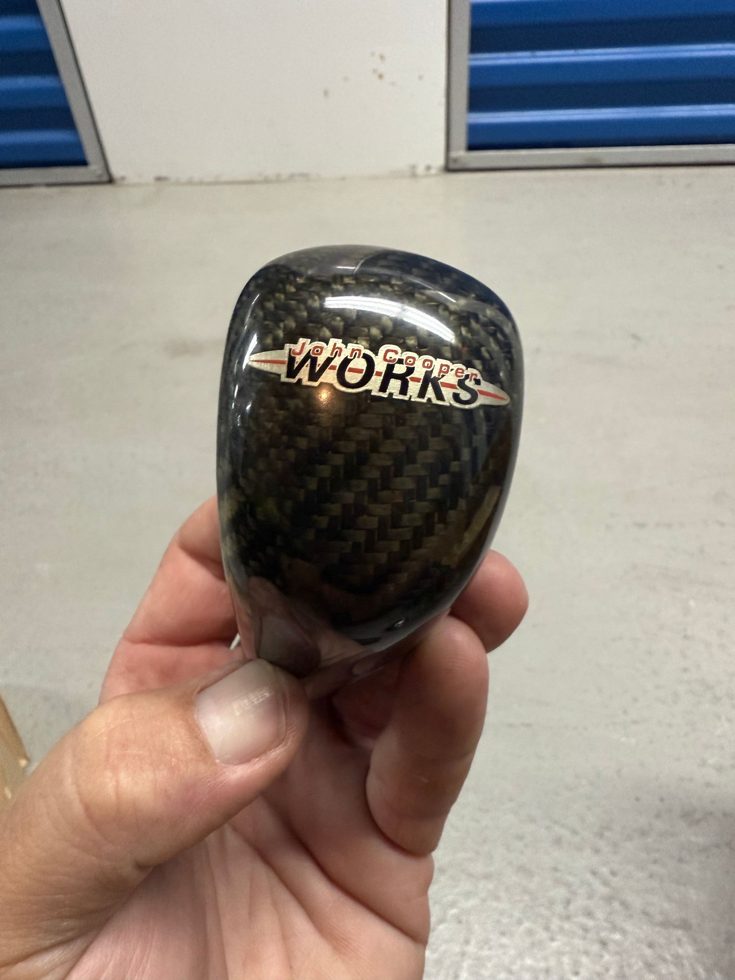Interior/Upholstery - JCW Leather Carbon Fiber Old Logo w/clip - Used - 2002 to 2008 Mini R53: "Mk I" Mini Cooper S - Hollywood, FL 33019, United States