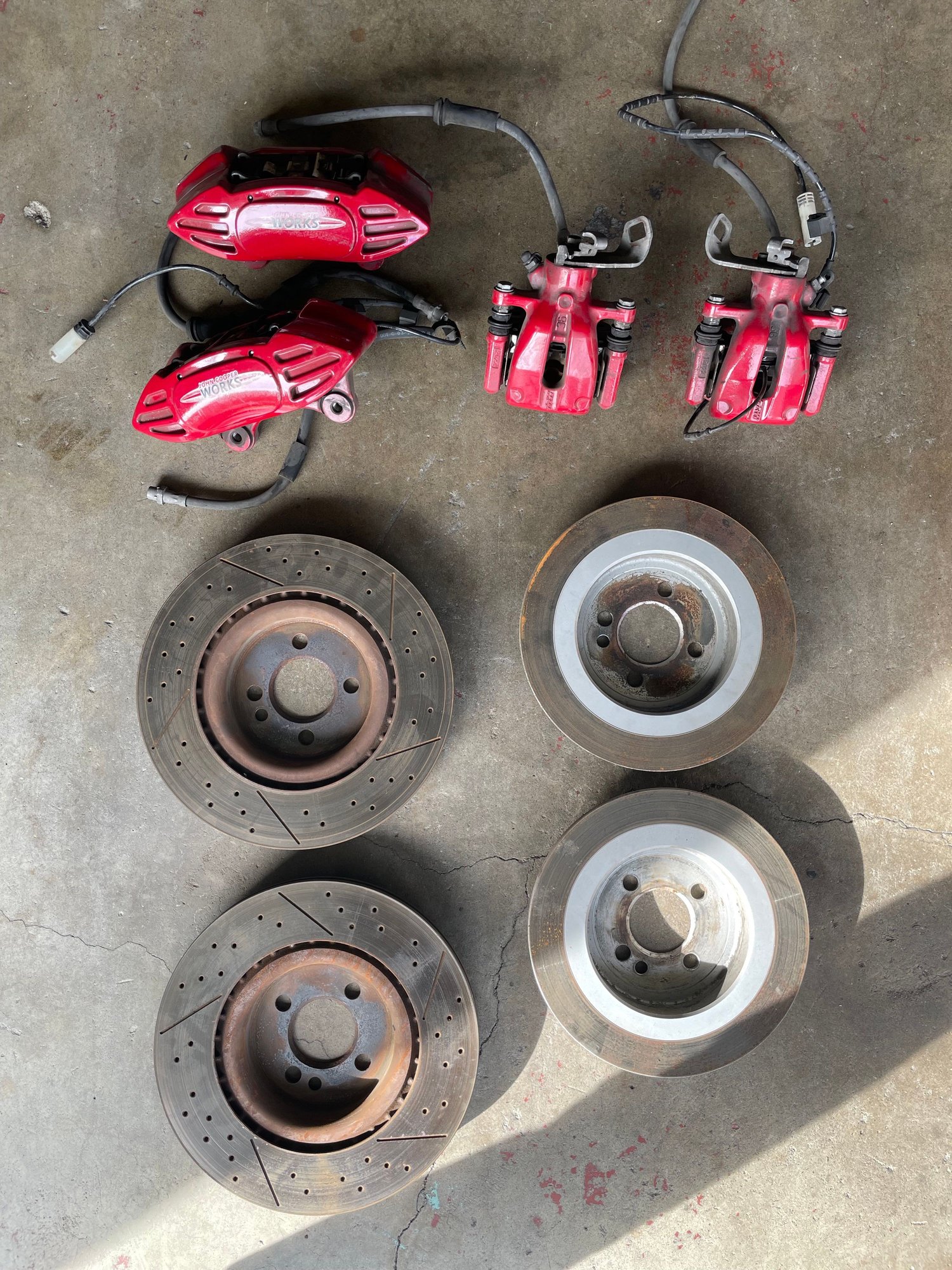 Brakes - 2007-2013 Mini Cooper JCW brake kit R56 R55 - Used - 0  All Models - Vallejo, CA 94589, United States