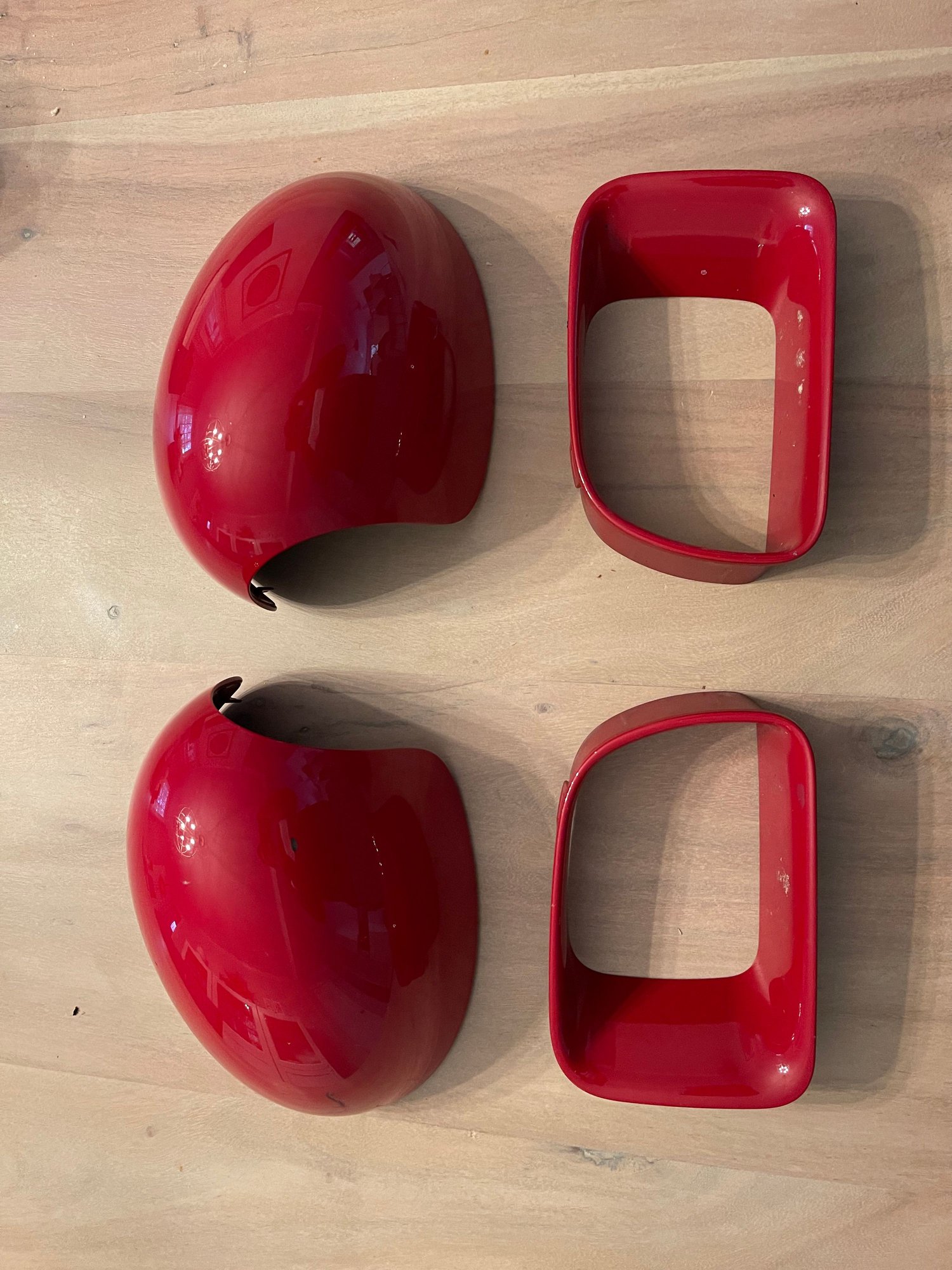 Accessories - R60 Red JCW Mirror Cover Caps and Intake Ducts Kit GENUINE - Used - 0  All Models - Norwell, MA 02061, United States