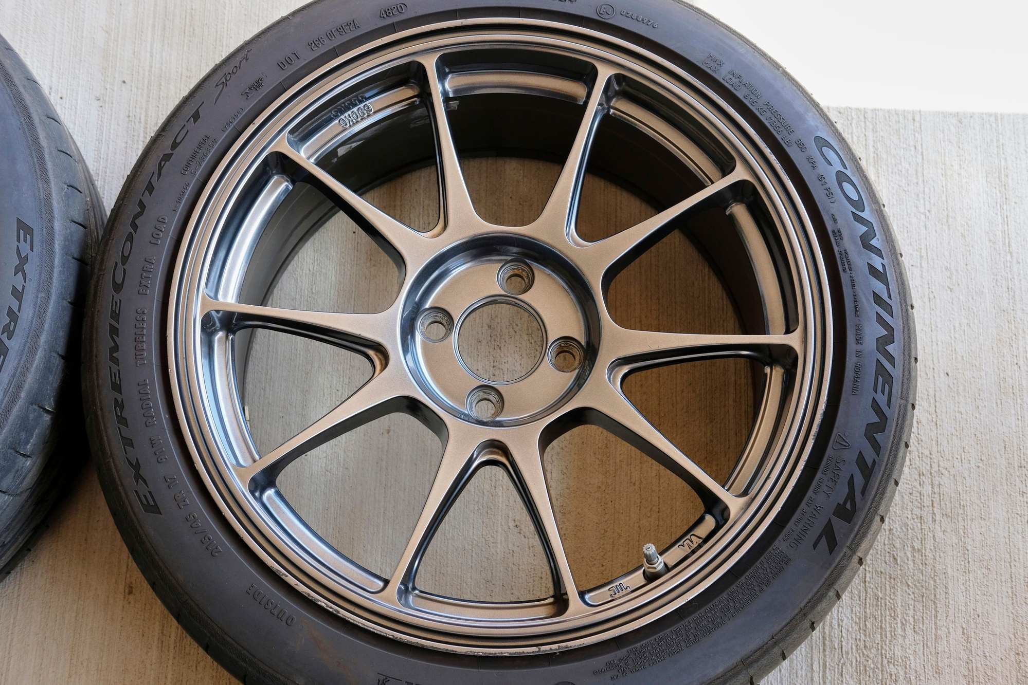2011 Mini R56: "Mk II" Mini Hatch/Hardtop range - Rota Titan 17x8 +40 Wheels and Continental ExtremeContact Sport Tires - Wheels and Tires/Axles - $600 - Fresno, CA 93727, United States