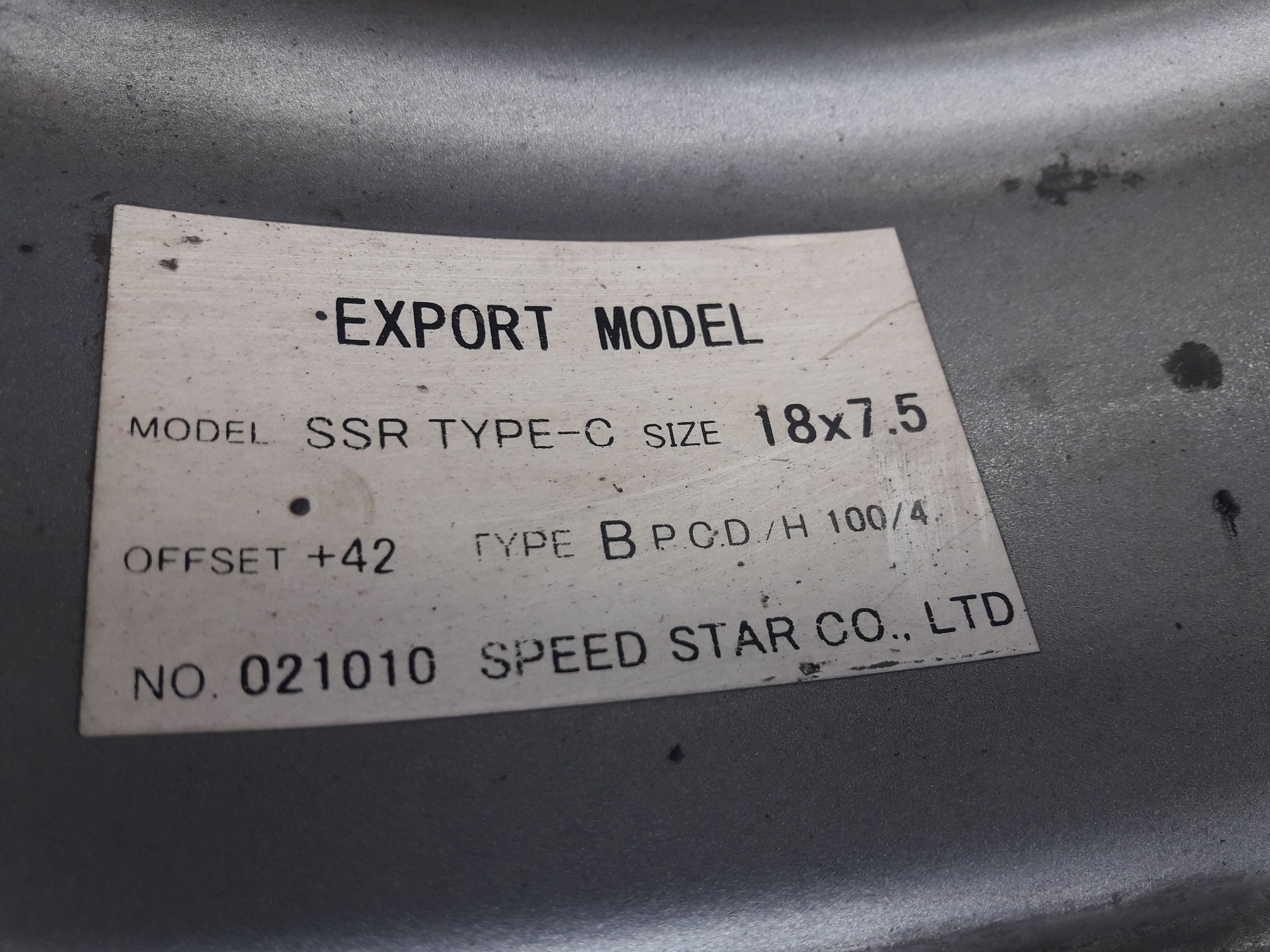 Wheels and Tires/Axles - SSR Type C - Used - 2001 to 2014 Mini All Models - Arlington Heights, IL 60005, United States