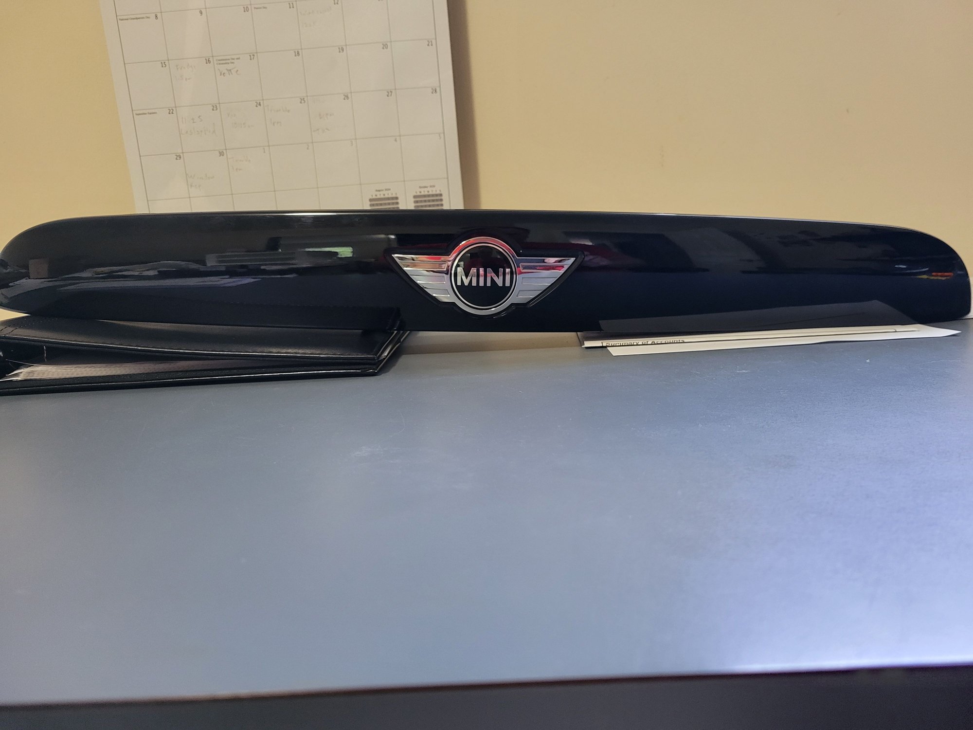Exterior Body Parts - 2018 Boot Handle Gloss Black F55/6/7  OEM - Used - 2014 to 2022 Mini All Models - Seekonk, MA 02771, United States